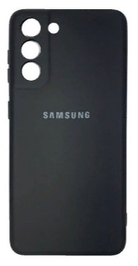 Накладка для Samsung Galaxy S21 Ultra Silicone cover без логотипа черная Накладка для Samsung Galaxy S21 Ultra Silicone cover без логотипа черная