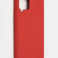 Накладка для Samsung Galaxy A42 Silicone cover без логотипа красная