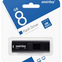 3.0 USB флеш накопитель Smartbuy 8GB Fashion Black (SB008GB3FSK)