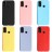 Накладка для Huawei Honor 9X Lite Silicone cover желтая