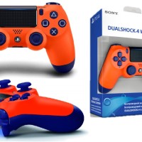 Bluetooth-контроллер для Playstation 4 оранжевый