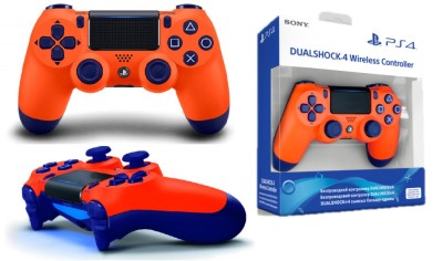 Bluetooth-контроллер для Playstation 4 оранжевый Bluetooth-контроллер для Playstation 4 оранжевый
