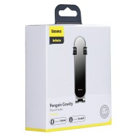 Держатель в автомобиль в воздуховод Baseus Penguin (SUYL-QE01) черный