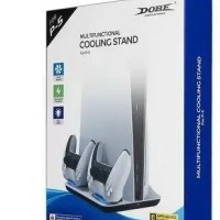 Зарядная станция + охлаждающая подставка PS5 DOBE TP5-05102 белая