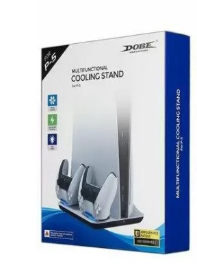 Зарядная станция + охлаждающая подставка PS5 DOBE TP5-05102 белая Зарядная станция + охлаждающая подставка PS5 DOBE TP5-05102 белая