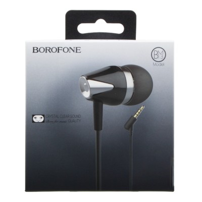 Наушники с микрофоном Borofone BM13 черные Наушники с микрофоном Borofone BM13 черные
