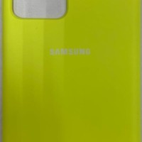Накладка для Samsung Galaxy Note 20 Ultra Silicone cover желтая