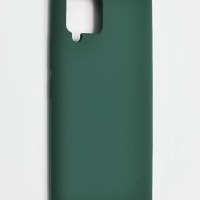 Накладка для Samsung Galaxy A42 Silicone cover без логотипа зеленая