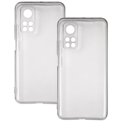 Чехол-накладка силикон 1.0мм Xiaomi Mi 10T прозрачный Чехол-накладка силикон 1.0мм Xiaomi Mi 10T прозрачный
