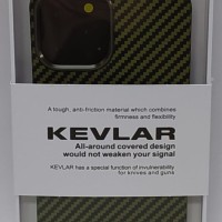 Накладка для i-Phone 12 Pro Max K-Doo Kevlar пластик зелёная