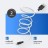 Usb Кабель-зарядка Type-C Hoco X21 Plus 3A 2м мягкий силиконовый белый