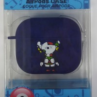Силиконовый светящийся в темноте чехол для AirPods 3 Luxo Kaws рисунок №6