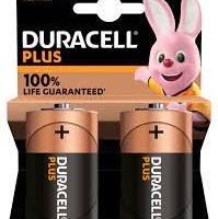 Батарейка алкалиновая Duracell Plus LR20 D/BL2