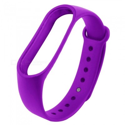 Ремешок для Xiaomi Mi Band 3/4 силиконовый сиреневый Ремешок для Xiaomi Mi Band 3/4 силиконовый сиреневый