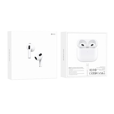 Беспроводные наушники TWS Borofone BW20 BT5.3/30mAh (300mAh)/4ч белые Беспроводные наушники TWS Borofone BW20 BT5.3/30mAh (300mAh)/4ч белые