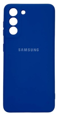 Накладка для Samsung Galaxy S21 Silicone cover без логотипа темно-синяя Накладка для Samsung Galaxy S21 Silicone cover без логотипа темно-синяя