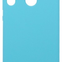 Накладка для Huawei P40 Lite E/Y7P/Play 3 Silicone cover голубая
