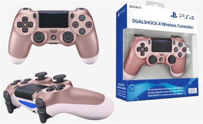 Bluetooth-контроллер для Playstation 4 розовое золото Bluetooth-контроллер для Playstation 4 розовое золото