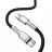 Кабель-зарядка Type-C на Type-C Baseus Cafule Metal 100W 2м CATJK-D01 чёрный