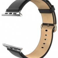 Сменный браслет Hoco для Apple Watch 38mm Classical кожаный, чёрный