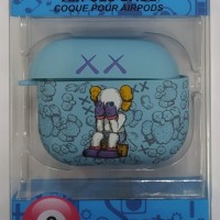 Силиконовый светящийся в темноте чехол для AirPods 3 Luxo Kaws рисунок №7