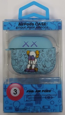 Силиконовый светящийся в темноте чехол для AirPods 3 Luxo Kaws рисунок №7 Силиконовый светящийся в темноте чехол для AirPods 3 Luxo Kaws рисунок №7