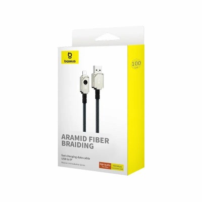 Usb Кабель-зарядка Lightning Baseus Unbreakable 2.4A 1м (P10355802221-00) stellar white Usb Кабель-зарядка Lightning Baseus Unbreakable 2.4A 1м (P10355802221-00).  
Оплётка из арамидного волокна технология 1050D, укрепляющая кабель. 
Интелектуальный чип  распознаёт устройства быстрой зарядки и атоматически сопоставляет зарядный ток и напряжение, безопасно и надежно.
 Высококачественный цинковый сплав, уникальный блеск и текстура, износостойкость и антиоксиданты, долговечность. 
Работает быстрее с зарядкой 2,4А, совместим с портами зарядки устройств Apple. Скорость передачи 480Мбит/с, такая же быстрая, как и зарядка.