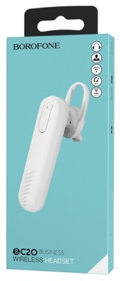 Bluetooth-гарнитура Borofone BC20 белая Bluetooth-гарнитура Borofone BC20 белая