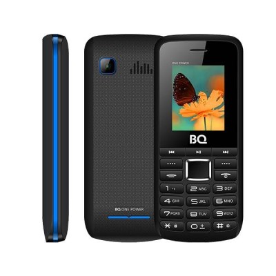 Мобильный телефон BQ One Power (BQ-1846) 1.77&quot;/128x160/2000mAh/Mini-SIM/2G/MicroSD черно-синий Мобильный телефон BQ One Power (BQ-1846) 1.77"/128x160/2000mAh/Mini-SIM/2G/MicroSD черно-синий