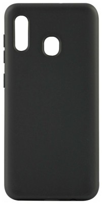 Накладка для Samsung Galaxy A20 Silicone cover черная Накладка для Samsung Galaxy A20 Silicone cover черная