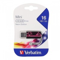 USB флеш накопитель Verbatim 16GB Neon Edition Pink