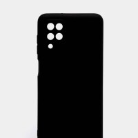 Чехол-накладка для Samsung Galaxy A22/M32 силикон матовый чёрный