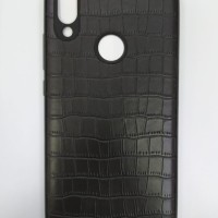 Накладка для Xiaomi Redmi 7 силиконовая под кожу чёрный