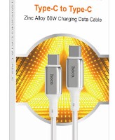 Usb Кабель-зарядка Type-C на Type-C Hoco X66 1м 60W белый