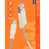 Usb Кабель-зарядка Lightning Hoco X24 Pisces 2.4A 1м силиконовый белый