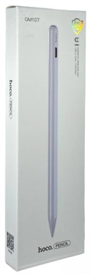 Стилус hoco GM107 Smooth series magnetic rechargeable capacitive pen for iPAD белый Стилус hoco GM107 Smooth series magnetic rechargeable capacitive pen for iPAD белый