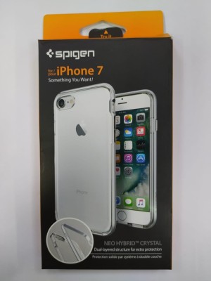 Чехол Spigen для i-Phone 7 Neo Hybrid Crystal, серебристый (042CS20676) Чехол Spigen для i-Phone 7 Neo Hybrid Crystal, серебристый (042CS20676)