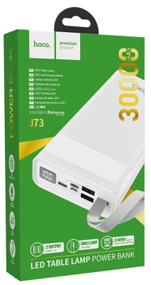 Powerbank Hoco J73 2USB 30000mAh с цифровым индикатором белый Powerbank Hoco J73 2USB 30000mAh с цифровым индикатором белый