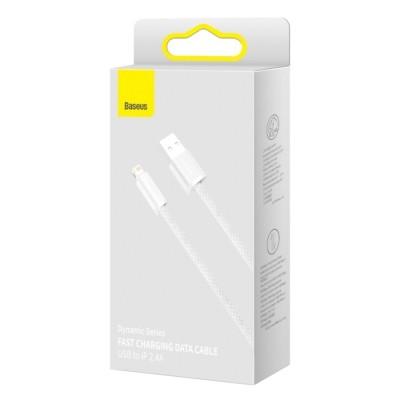 Usb Кабель-зарядка Lightning Baseus Dynamic Series 1м (CALD000402) белый Usb Кабель-зарядка Lightning Baseus Dynamic Series 1м (CALD000402) был разработан для пользователей устройств Apple, которые хотят быстро зарядить свои телефоны. Он совместим с устройствами с разъемом Lightning. Надежная работа, в том числе благодаря интегральной схеме и постоянной температуре перехода, интеллектуальная регулировка напряжения и тока в зависимости от типа заряжаемых устройств - гарантия безопасности. Кабель адаптирован для быстрой зарядки 2,4A.
Корпуса штекеров из АБС-пластика и нейлоновая оплетка кабеля.
Стандарт USB 2.0 и скорость передачи данных до 480 Мбит / с. Кабель снаружи защищен нейлоновой оплеткой, поэтому он не деформируется и не ломается в результате частых перегибов. После сложения вы можете удобно застегнуть его на липучку, входящую в комплект.