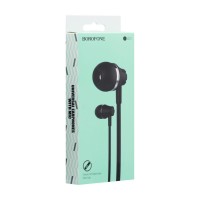 Наушники с микрофоном Borofone BM21 Graceful 1.2м черные