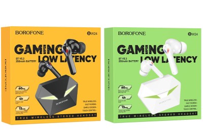 Беспроводные наушники TWS Borofone BW24 BT5.3/35mAh (250mAh)/4ч черные Беспроводные наушники TWS Borofone BW24 BT5.3/35mAh (250mAh)/4ч черные