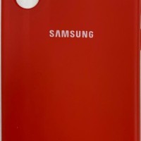 Накладка для Samsung Galaxy Note 10 Silicone cover красная