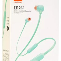 Беспроводные наушники для спорта JBL T110BT BT4.0/120mAh/6ч зеленые