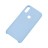 Накладка для Samsung Galaxy A02 Silicone cover без логотипа небесно-голубая