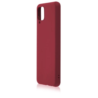 Накладка для Samsung Galaxy A12 Silicone cover без логотипа бордовая Накладка для Samsung Galaxy A12 Silicone cover без логотипа бордовая