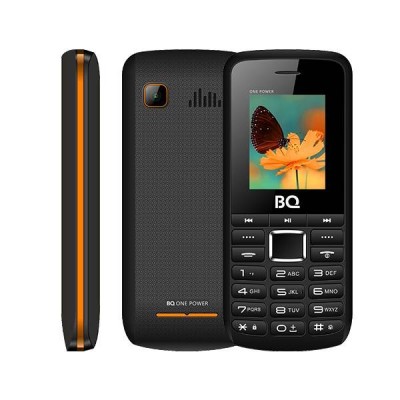 Мобильный телефон BQ One Power (BQ-1846) 1.77&quot;/128x160/2000mAh/Mini-SIM/2G/MicroSD черно-оранжевый Мобильный телефон BQ One Power (BQ-1846) 1.77"/128x160/2000mAh/Mini-SIM/2G/MicroSD черно-оранжевый