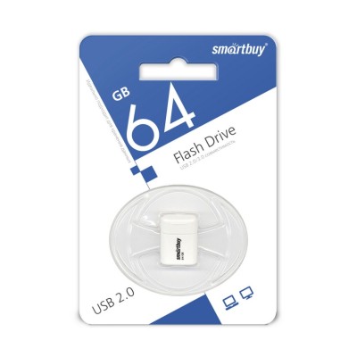 USB флеш накопитель Smartbuy 64GB Lara White (SB64GBLARA-W) USB флеш накопитель Smartbuy 64GB Lara White (SB64GBLARA-W)