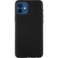 Чехол-накладка для i-Phone 12 mini 5.4" силикон матовый чёрный