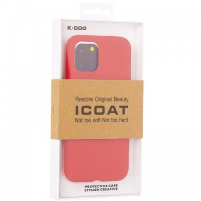 Накладка для i-Phone 11 K-Doo iCoat силикон красная Накладка для i-Phone 11 K-Doo iCoat силикон красная