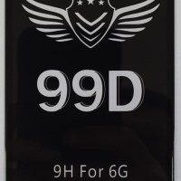 Защитное стекло для i-Phone 6/6s 99D чёрное